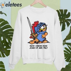 Garfield Now I Know How Joan Of Arc Felt Shirt 2
