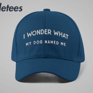 I Wonder What My Dog Named Me Funny Hat 2