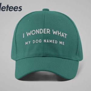 I Wonder What My Dog Named Me Funny Hat 3
