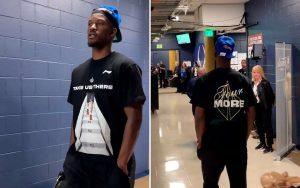 Jimmy Butler Wearing Take Us There Four More Shirt 1