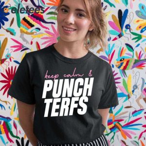 Keep Calm And Punch Terfs Shirt 2