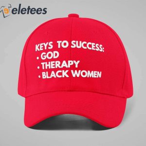 Keys To Success God Therapy Black Woman Hat 1