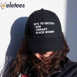 Keys To Success God Therapy Black Woman Hat 3