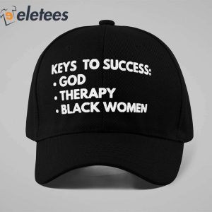 Keys To Success God Therapy Black Woman Hat 4