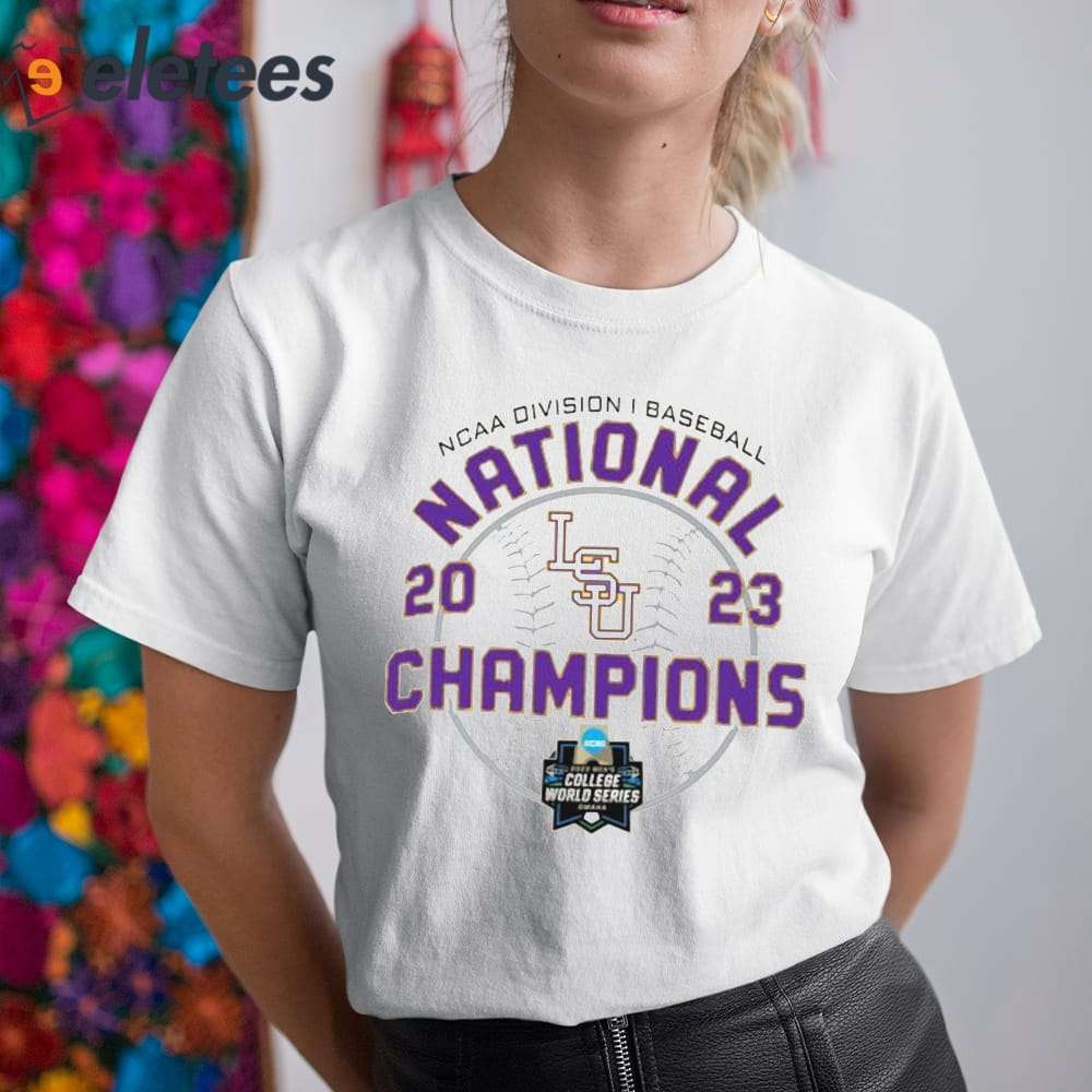 Eletees LSU Tigers NCAA Division Baseball National Champions 2023 Shirt