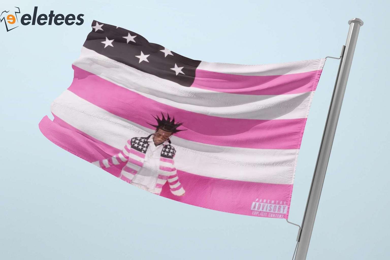 Lil Uzi Vert Pink Tape Art Music Album Tapestry Flag 3FT/ 4FT