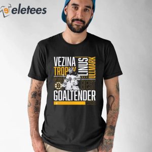 Linus Ullmark Boston Bruins 2023 Vezina Trophy Winner Shirt