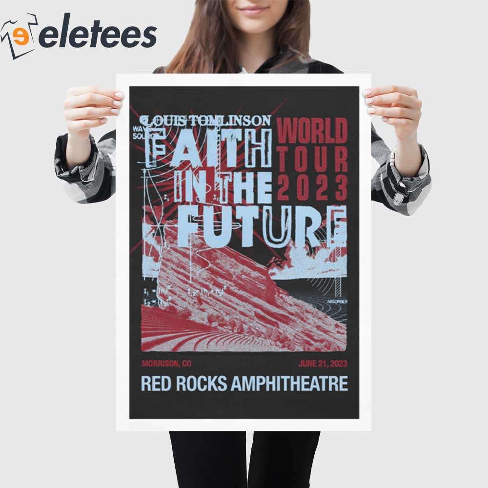 Louis Tomlinson Faith In The Future Tour 2023 Canvas Poster