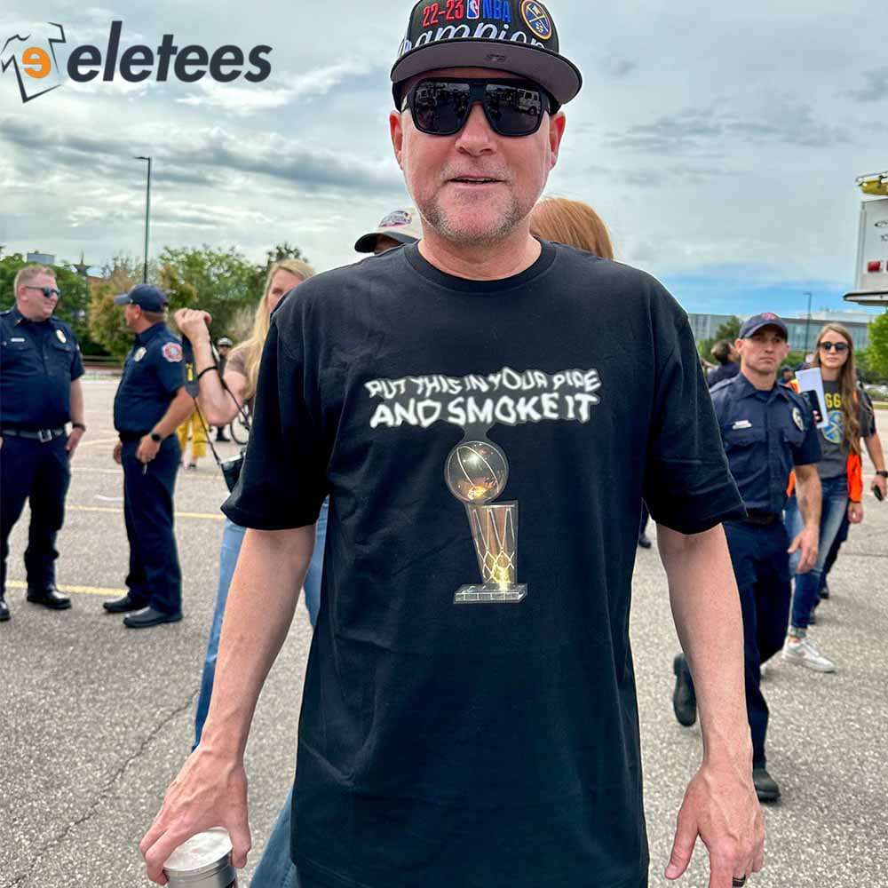 Eletees Michael Malone Taking Grateful Dead Denver Nuggets Skull Skeleton Shirt