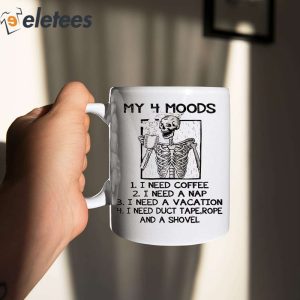 My 4 Moods Skeleton Mug 1