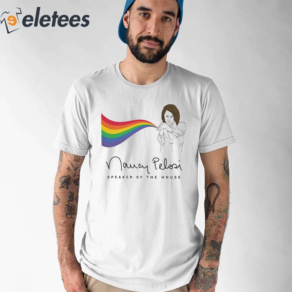 Nancy Pelosi Pride Rainbow Shirt 1