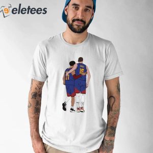 Nikola Jokic And Jamal Murray Shirt, Denver Nuggets NBA Finals 2023 Shirt