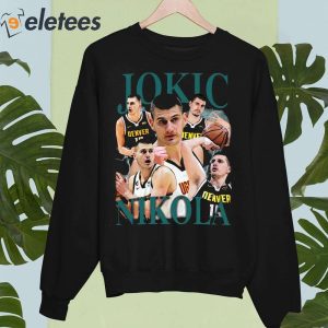 Nikola Jokic Denver Nuggets Basketball Graphic T Shirt 5