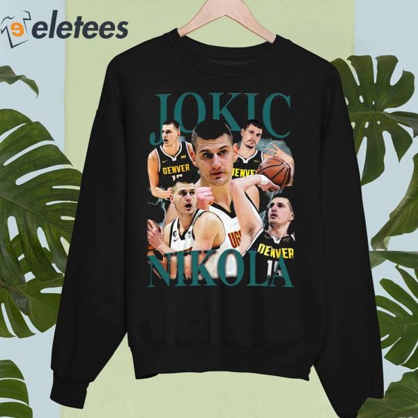 Nikola Jokic Denver Nuggets Basketball Graphic T-Shirt