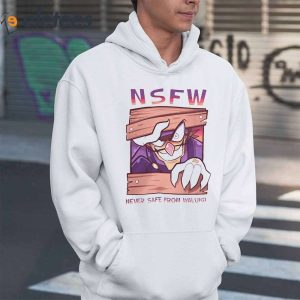 Nsfw Never Safe From Waluigi Shirt 4