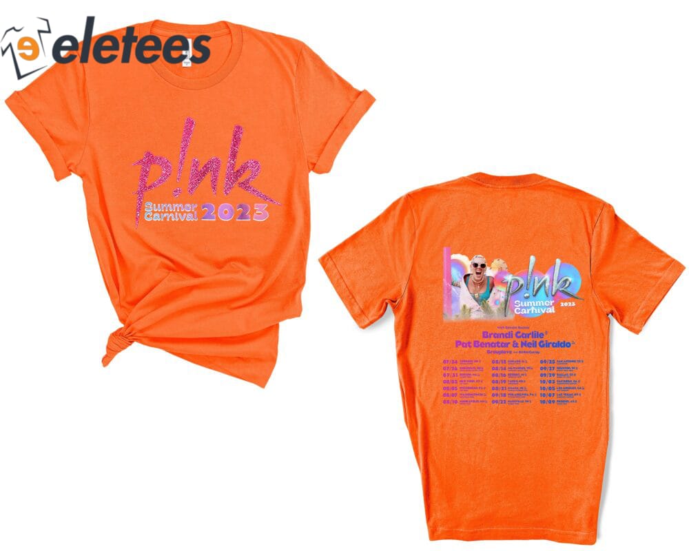 Pink Summer Carnival 2023 Tour Concert T Shirt - Teeholly