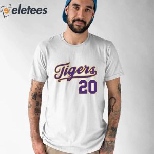 LSU Tiger Paul Skenes White Jersey Shirt