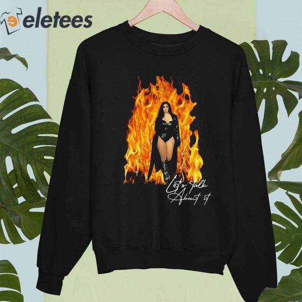 Queen Naija Let’s Talk About It Flame Shirt