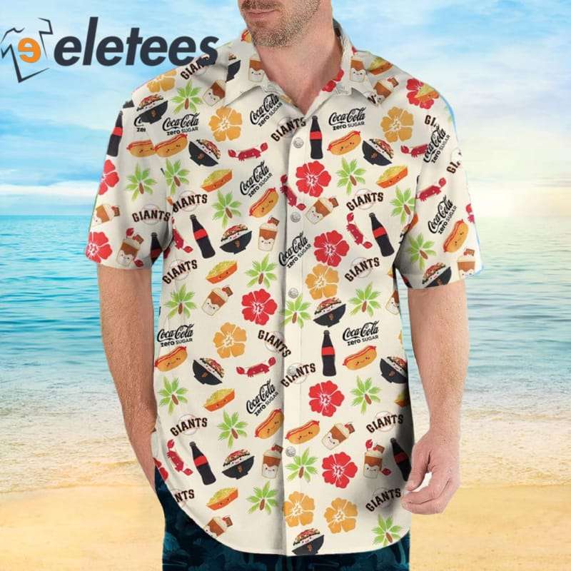 Eletees SF Giants Aloha Foodie Hawaiian Shirt 2023 Giveaway