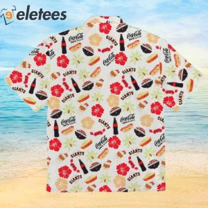 San Francisco Giants Hawaiian Foodie Shirt Size Medium 2023 SGA Aloha Coca  Cola