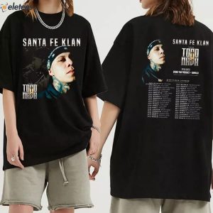 Santa Fe Klan Todo Y Nada Tour 2023 Shirt 2
