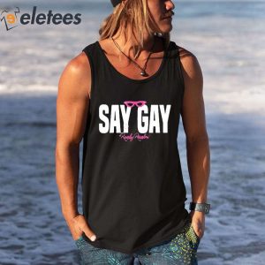 Say Gay Randy Rainbow Shirt 2