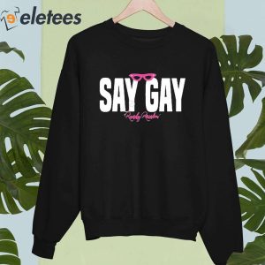 Say Gay Randy Rainbow Shirt 4