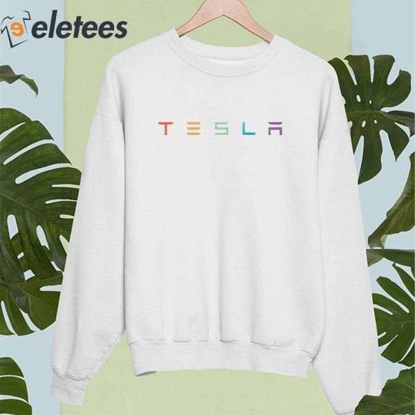 Tesla Team Celebrates Pride Month Shirt