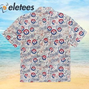 Texas Rangers Happy Summer Aloha Hawaiian Shirt