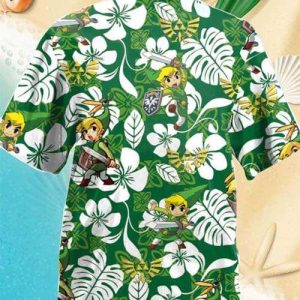 The Legend Of Zelda Korok Palm Leaf Hawaiian Shirt 1