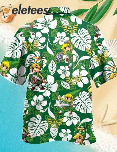 The Legend Of Zelda All Zelda Characters Tropical Hawaiian Shirt