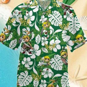 The Legend Of Zelda Korok Palm Leaf Hawaiian Shirt