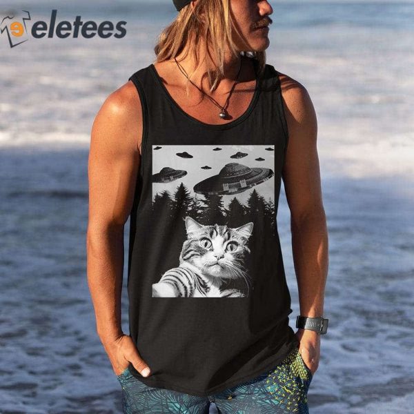 UFO Cat Selfie Shirt