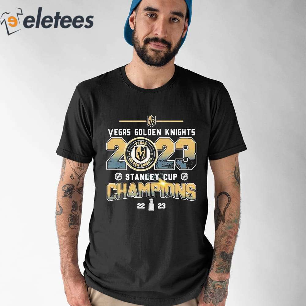 Vegas Golden Knights Stanley Cup 2023 Champions Hometown Multi-Champ  Graphic T-Shirt - White - Mens