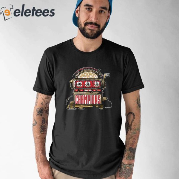 Vegas Golden Knights Jackpot Champions 2023 Shirt