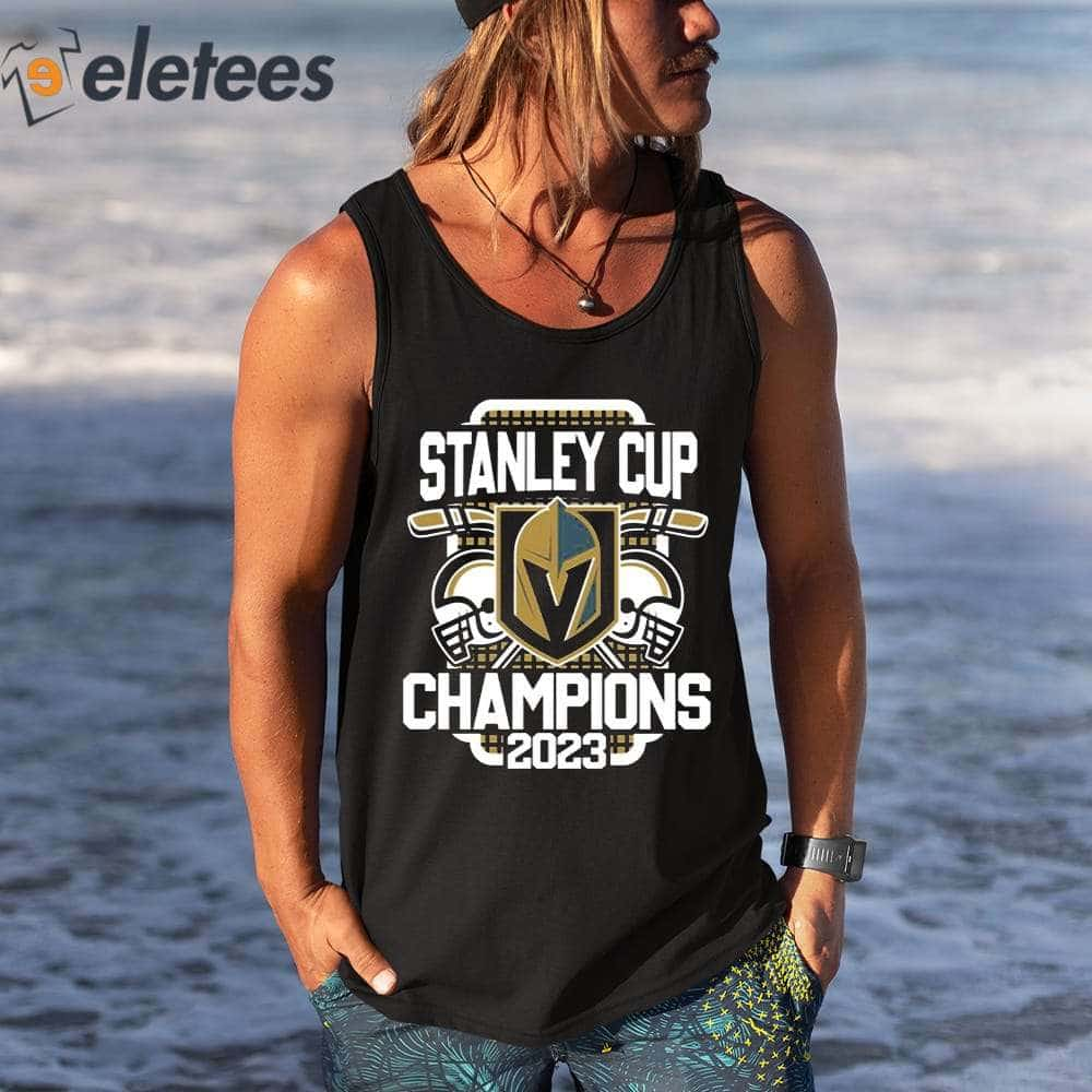 Vegas Golden Knights 2023 Stanley Cup Champions Grey Design Hoodie