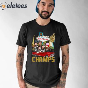 Vegas Golden Knights Welcome To Titletown Champs 2023 Shirt