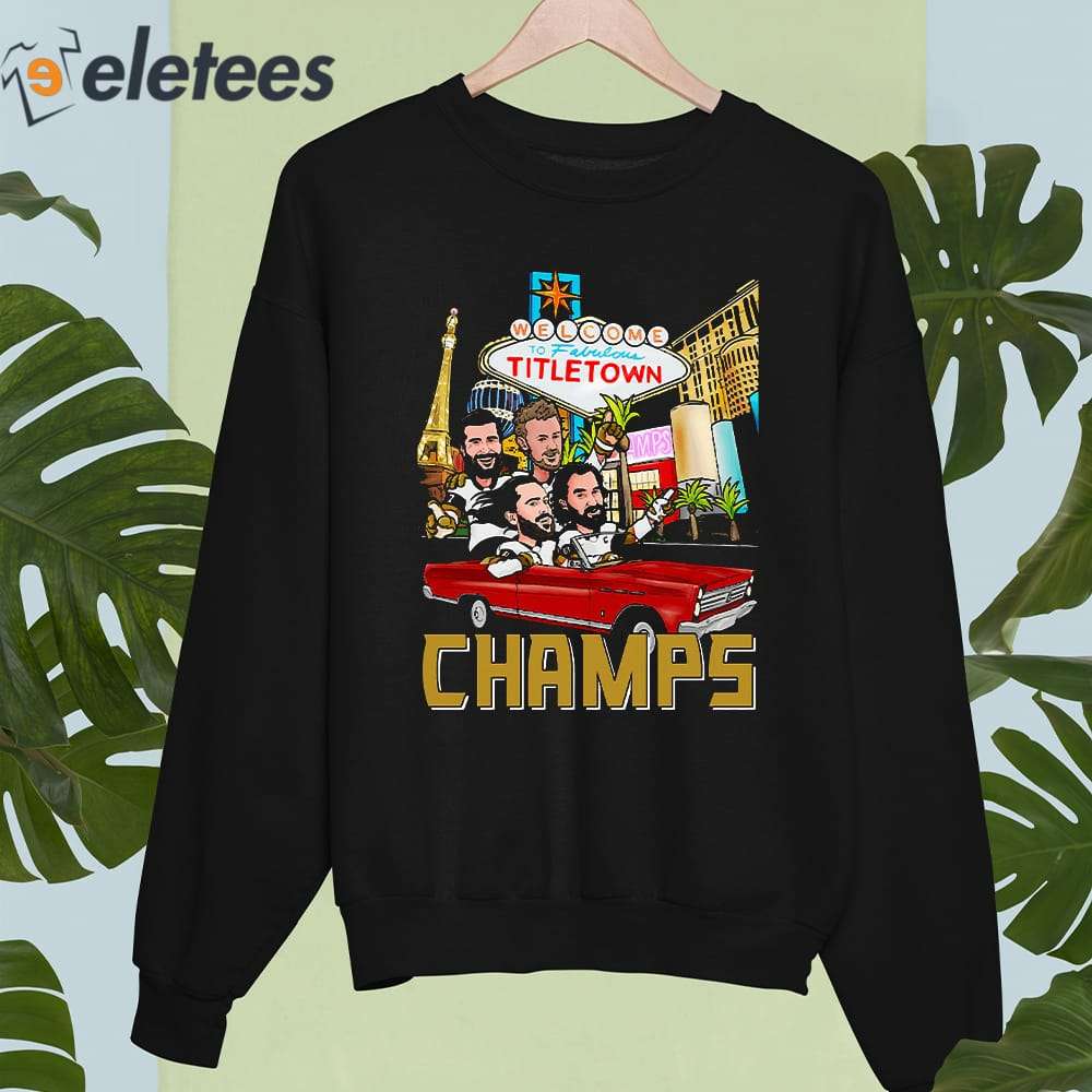 Vegas Golden Knights welcome to fabulous titletown champs shirt, hoodie,  sweatshirt, ladies tee and tank top