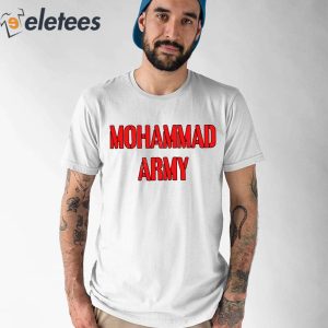Wahlid Mohammad Army Shirt