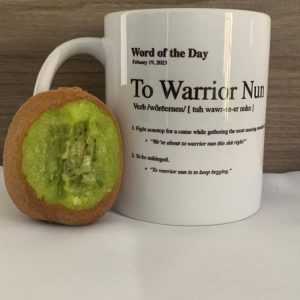 Word Of The Day To Warrior Nun Mug 2