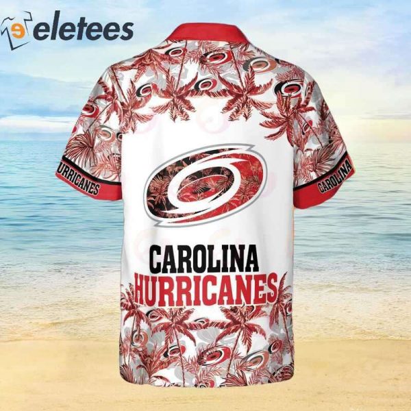 NHL Carolina Hurricanes 2023 Palm Tree Hawaiian Shirt