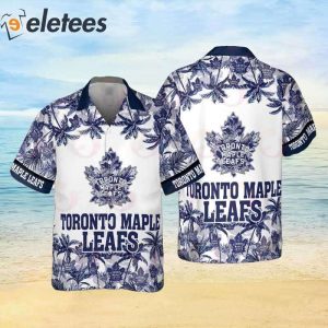 NHL Toronto Maple Leafs 2023 Palm Tree Hawaiian Shirt