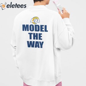 Andrew Siciliano Model The Way Los Angeles Rams Shirt 2