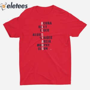 Eletees Atlanta Braves NL East Division Champions Shirt