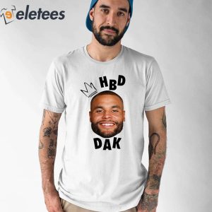 Dak Prescott Happy Birthday Dak Shirt 1