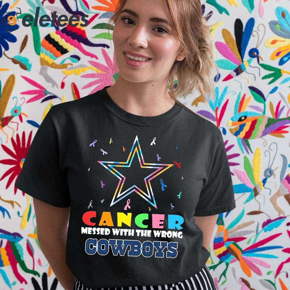 dallas cowboys cancer awareness shirt