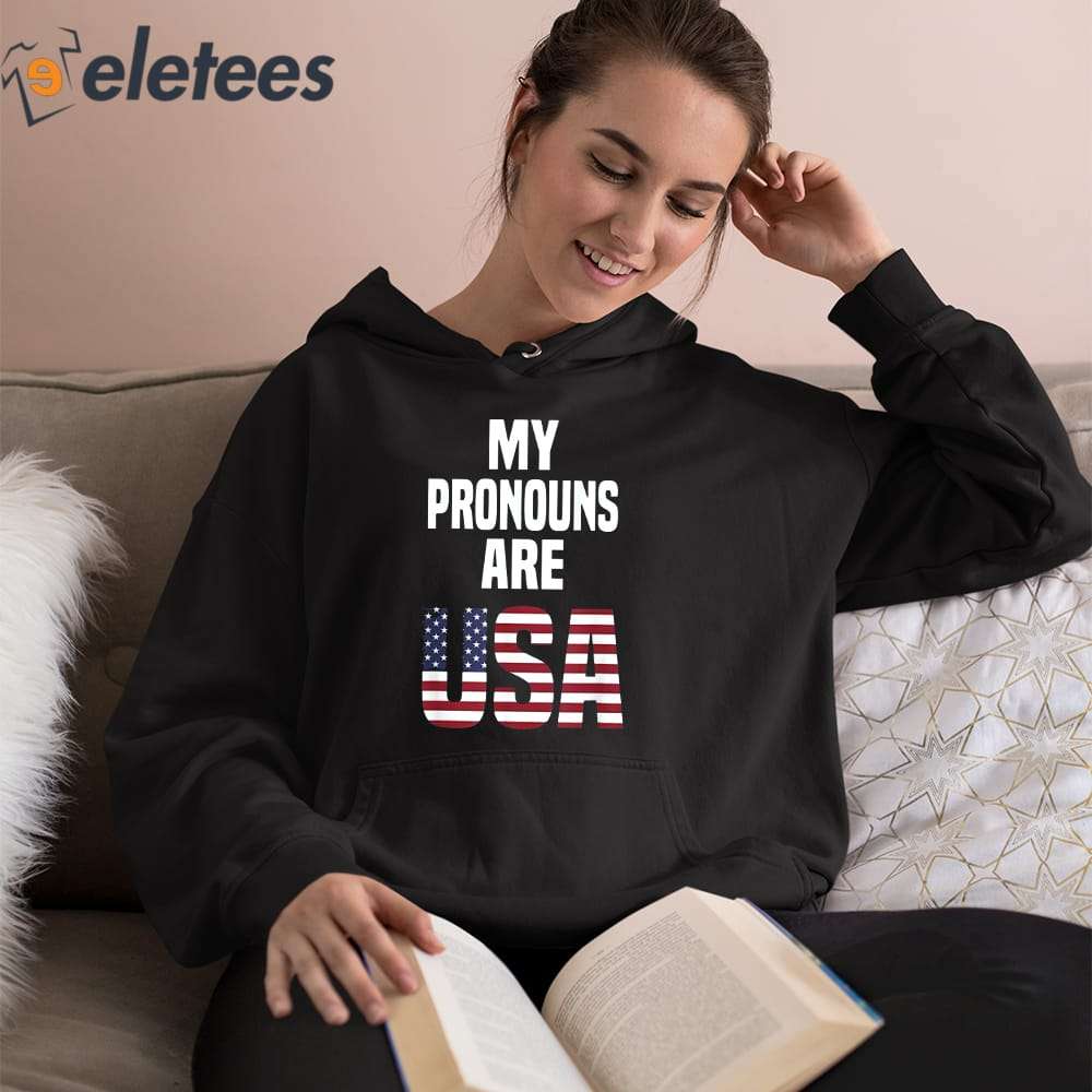 Eletees Enes Freedom My Pronouns Are USA Shirt