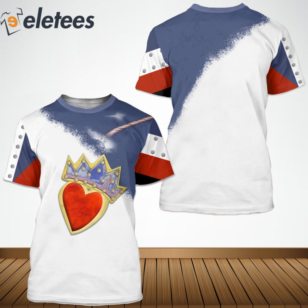 Evie's Heart Descendants 2 Costume Shirt, Descendants Cosplay
