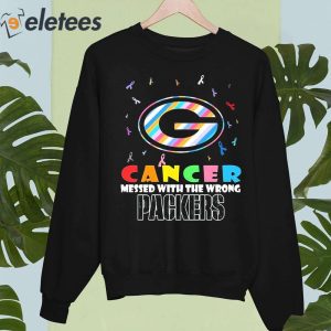 Green Bay Packers NFL Cancer Mess With The Wrong Shirt 4