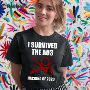 I Survived The Ao3 Hacking Of 2023 Shirt 5